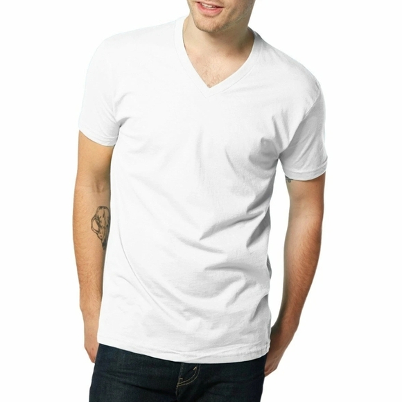 Gemrock Men's V-Neck Short Sleeve Tee - Picture 1 of 3
